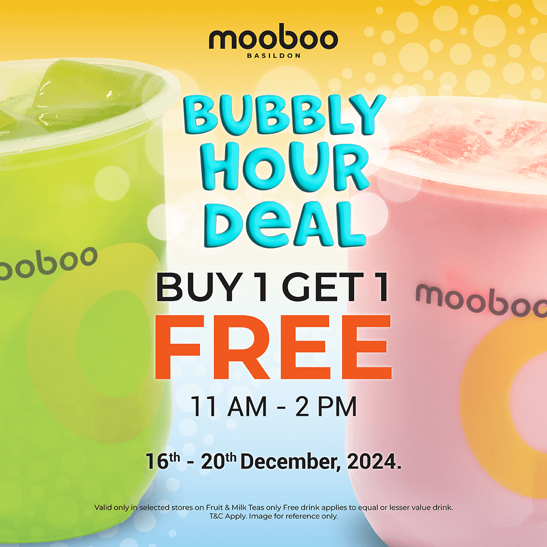 Bubbly Hour Deal at Mooboo!