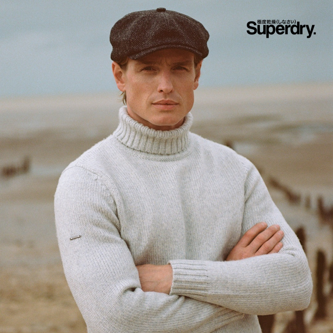 uperdry Brushed Roll Neck​Jumper