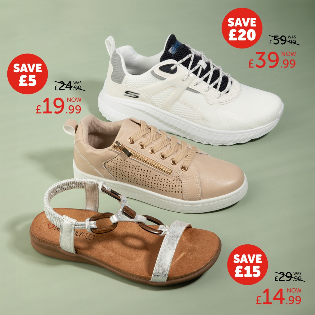 SAVE up to £20 at ShoeZone