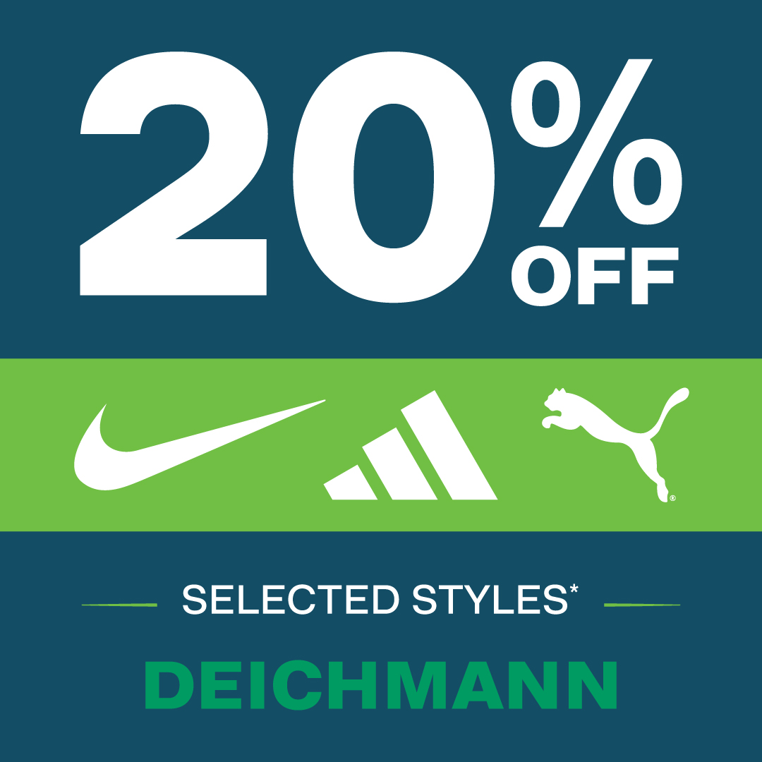 20% off selected styles at Deichmann 