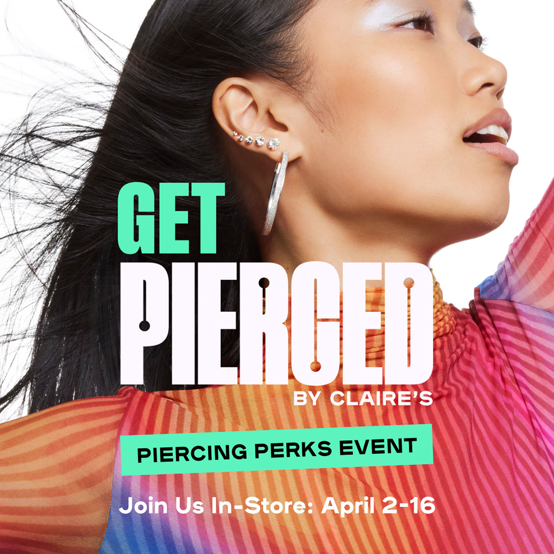 Piercing Event at Claires 