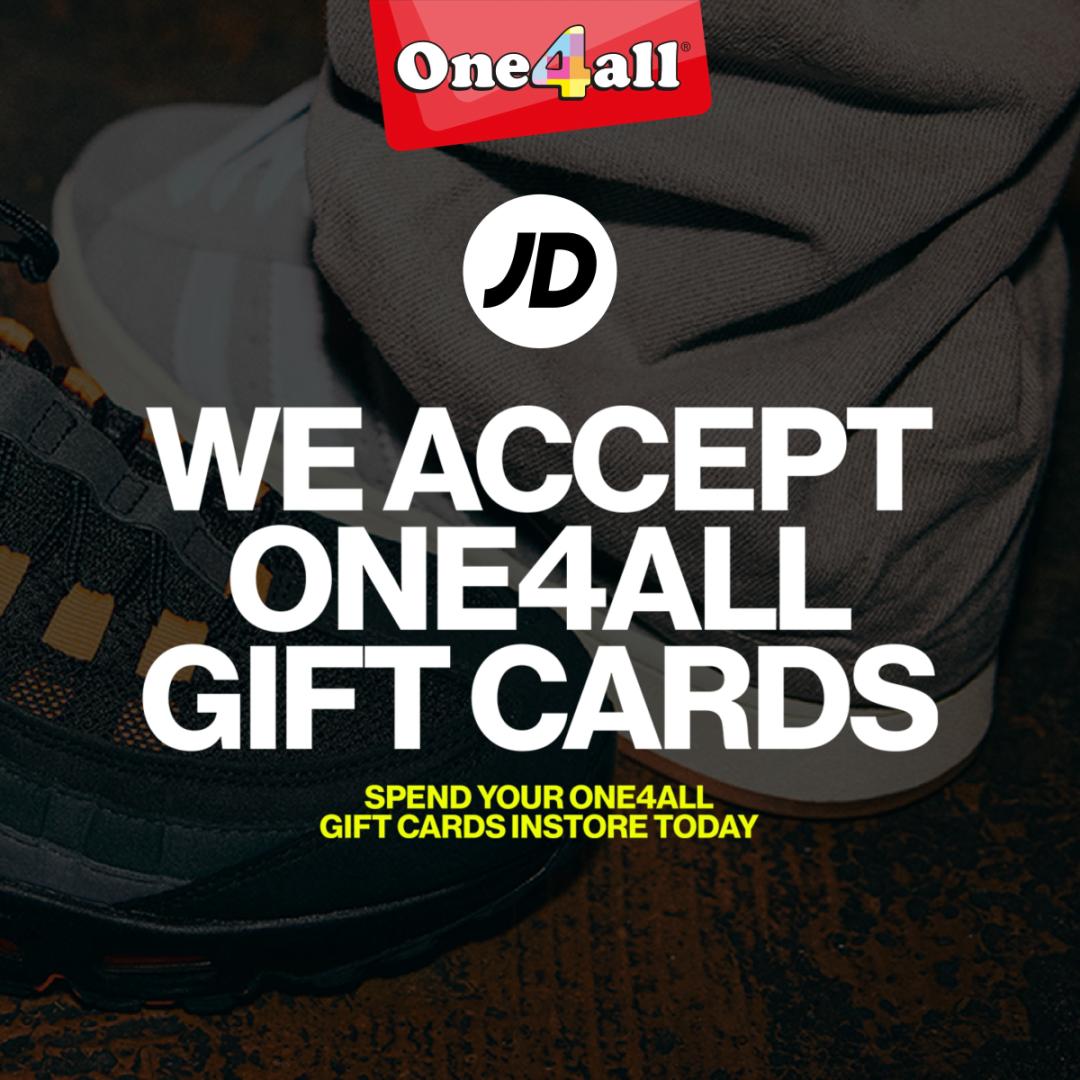 Spend One4All vouchers at JD Sports 